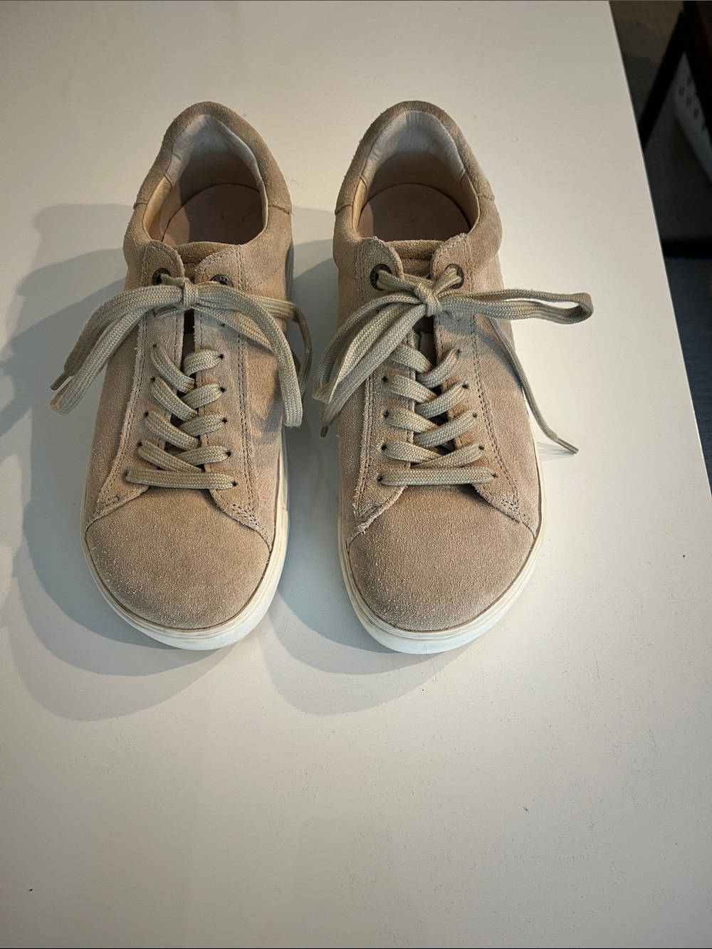 Birkenstock Bend low suede sneaker US 5-5.5 EU 36 tan color